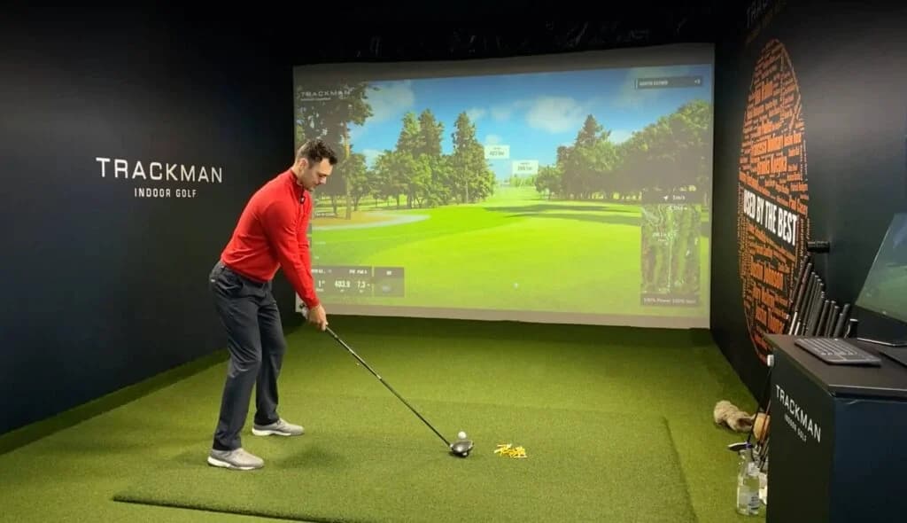 TrackMan simulator